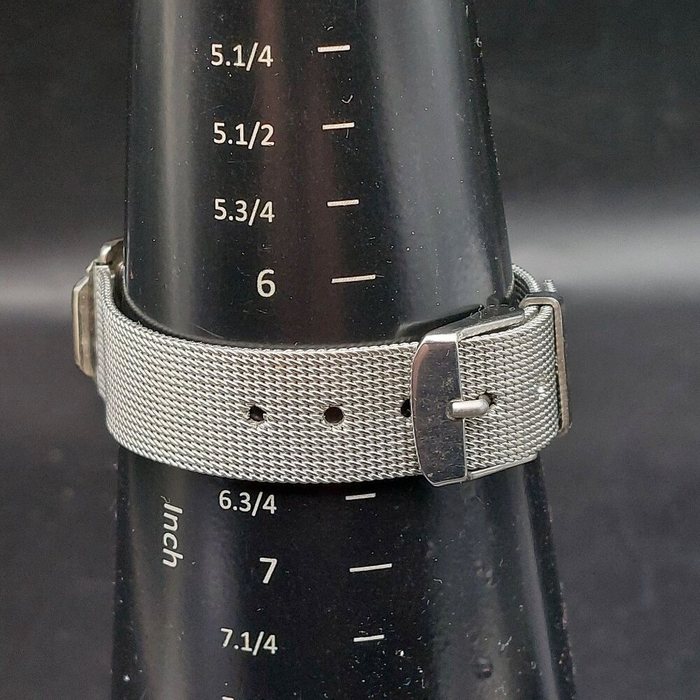 Generation X Rectangular Silver Tone Mesh Watch W… - image 6